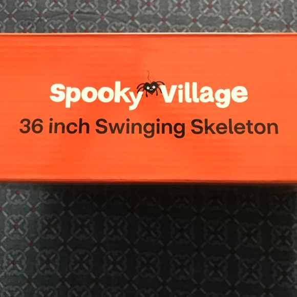 Spooky Village 36” Swinging Skeleton NWT - Picture 2 of 7